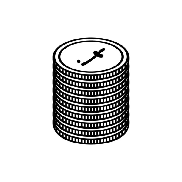 Maldives Unité Monétaire Signe Mvr Icône Rufiyaa Des Maldives Symbole — Image vectorielle