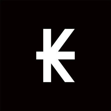 Laos Para Birimi Simgesi Simgesi. Lao Kip, LAK işareti. Vektör İllüstrasyonu