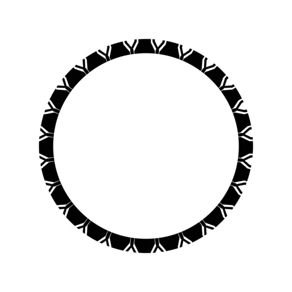 Ornamental Motifs Pattern Circle Shaped Voor Decoratie Motieven Patroon Ornate — Stockvector