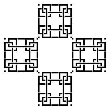 Geometrical Motifs Pattern. Decoration for Interior, Exterior, Carpet, Textile, Garment, Fashion, Silk, Tile, Plastic, Paper, Wrapping, Wallpaper, Pillow, Sofa, Background, Ect. Vector Illustration