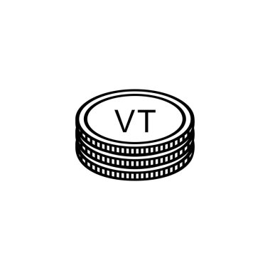 Vanuatu Currency Symbol, Vanuatu Vatu Icon, VUV Sign. Vector Illustration