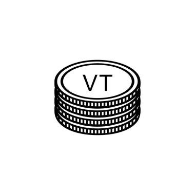 Vanuatu Currency Symbol, Vanuatu Vatu Icon, VUV Sign. Vector Illustration