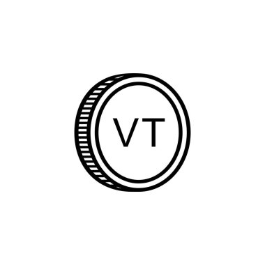 Vanuatu Currency Symbol, Vanuatu Vatu Icon, VUV Sign. Vector Illustration