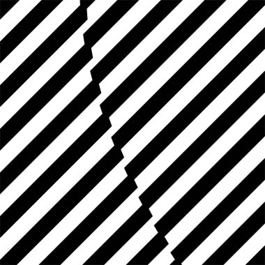 Stripes Lines Motifs Pattern. Optical Illusion Decoration for Interior, Exterior, Carpet, Textile, Garment, Cloth, Silk, Tile, Plastic, Paper, Wrapping, Wallpaper, Pillow, Sofa, or Background. Vector Illustration