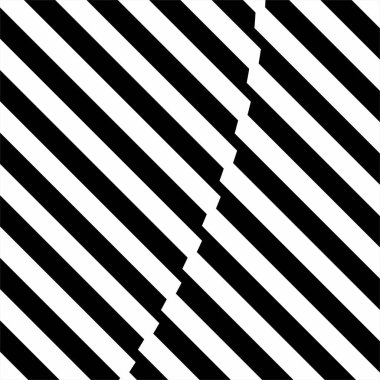 Stripes Lines Motifs Pattern. Optical Illusion Decoration for Interior, Exterior, Carpet, Textile, Garment, Cloth, Silk, Tile, Plastic, Paper, Wrapping, Wallpaper, Pillow, Sofa, or Background. Vector Illustration