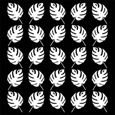 Tropical Leaf Motifs Pattern. Decoration for Interior, Exterior, Carpet, Textile, Garment, Cloth, Silk, Tile, Plastic, Paper, Wrapping, Wallpaper, Pillow, Sofa, Background, Ect. Vector Illustration