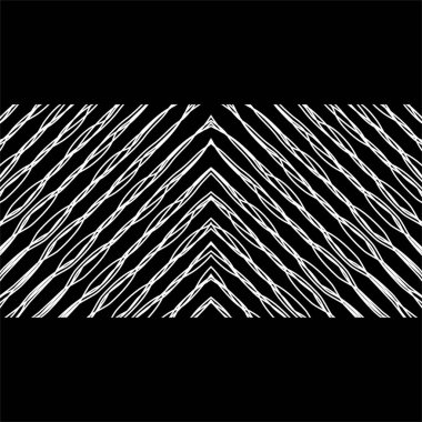 Artistic Abstract Lines Motifs Pattern for Decoration, Background, Ornate or Graphic Design Element. Vector Illustration