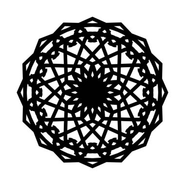 Süslü Motifler Dekorasyon, Motifler Şablonu, Süsleme, Arkaplan, Web Sitesi veya Grafik Tasarım Elemanı. Vektör İllüstrasyonu