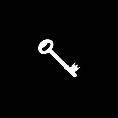 Silhouette of the Key for Icon, Symbol, Sign, Pictogram, Website, Apps, Art Illustration, Logo or Graphic Design Element. Vector Illustration