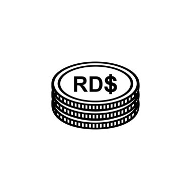 Dominican Republic Currency Symbol, Dominican Peso Icon, DOP Sign. Vector Illustration