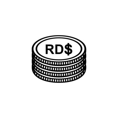 Dominican Republic Currency Symbol, Dominican Peso Icon, DOP Sign. Vector Illustration