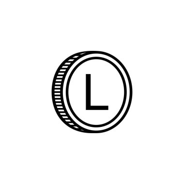 Honduras Currency Symbol, Honduran Lempira Icon, HNL Sign. Vector Illustration