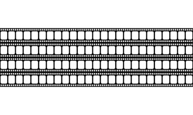 Seamless Filmstrip Motifs Pattern for Ornate, Decoration, Interior, Exterior, Background, Wallpaper, Cover or Graphic Design Element. Vector Illustration 