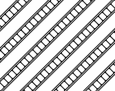 Seamless Filmstrip Motifs Pattern for Ornate, Decoration, Interior, Exterior, Background, Wallpaper, Cover or Graphic Design Element. Vector Illustration 