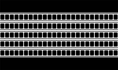 Seamless Filmstrip Motifs Pattern for Ornate, Decoration, Interior, Exterior, Background, Wallpaper, Cover or Graphic Design Element. Vector Illustration 