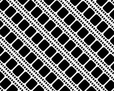 Seamless Filmstrip Motifs Pattern for Ornate, Decoration, Interior, Exterior, Background, Wallpaper, Cover or Graphic Design Element. Vector Illustration 