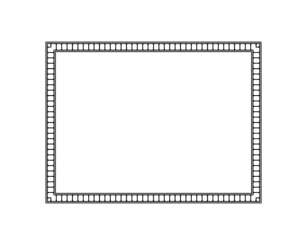 Filmstrip Motifs Frame Ornate Decoration Interior Exterior Background Wallpaper Cover — Vector de stock