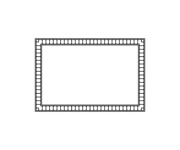 フィルムストリップモチーフは インテリア カバーやグラフィックデザイン要素のためのフレーム ベクターイラスト — ストックベクタ