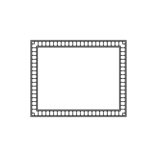 フィルムストリップモチーフは インテリア カバーやグラフィックデザイン要素のためのフレーム ベクターイラスト — ストックベクタ