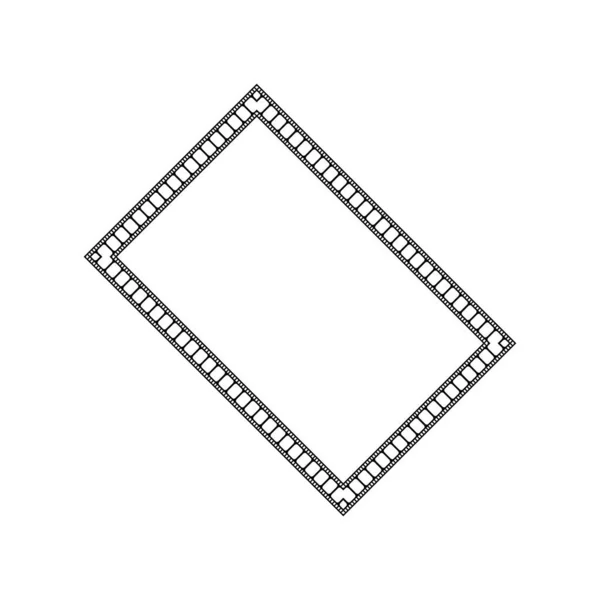 Плівкові Мотиви Рамка Орнаментів Прикрас Інтер Зовнішній Вигляд Фон Шпалери — стоковий вектор
