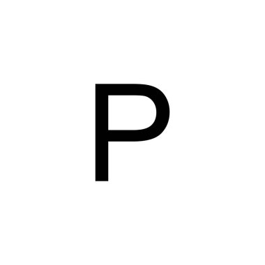 Bostwana Para Birimi Sembolü, Botswanan Pula Simgesi, BWP İşareti. Vecto İllüstrasyonu