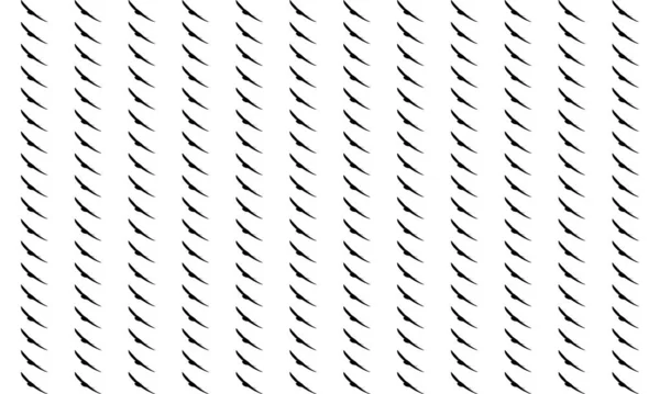 Flying Swallows Martins Saw Wings Hirundinidae Bird Silhouette Para Motifs — Vetor de Stock