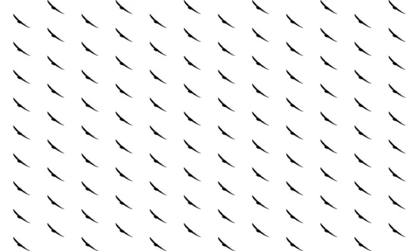 Fliegende Schwalben Martins Sägeflügel Oder Hirundinidae Vogelsilhouette Für Motive Muster — Stockvektor