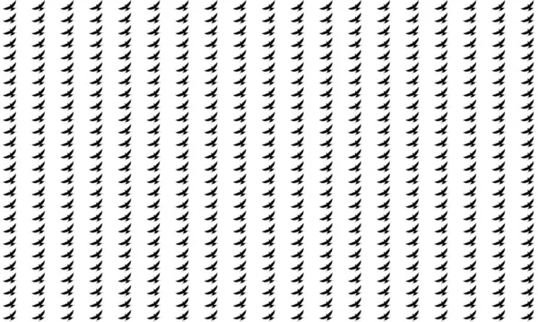 Flying Swallows Martins Saw Wings Або Hirundinidae Bird Silhouette Motifs — стоковий вектор