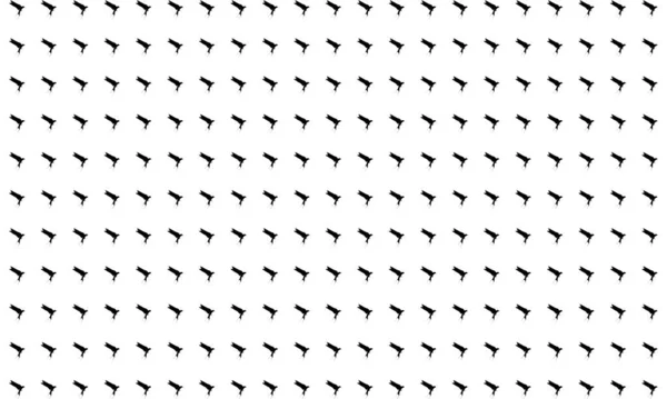 Flying Swallows Martins Saw Wings Hirundinidae Bird Silhouette Για Motifs — Διανυσματικό Αρχείο