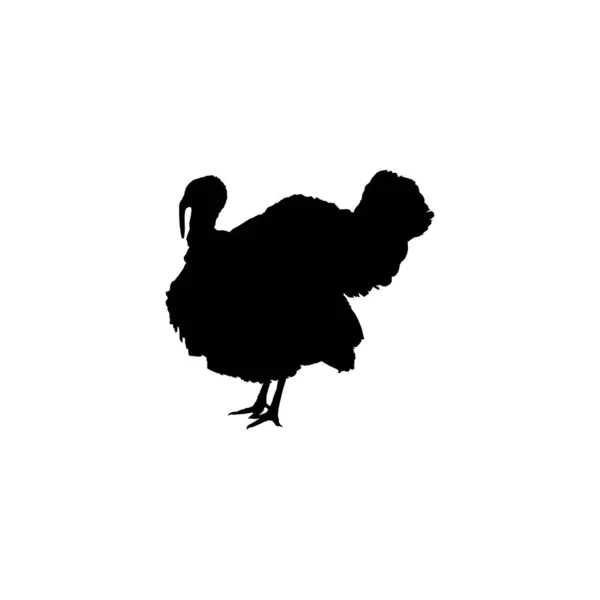 Silhouette Turquie Pour Illustration Art Pictogramme Élément Graphique Turquie Est — Image vectorielle