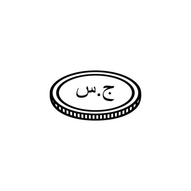 Sudan Para Birimi Sembolü, Sudan Pound Icon, SDG işareti. Vektör İllüstrasyonu