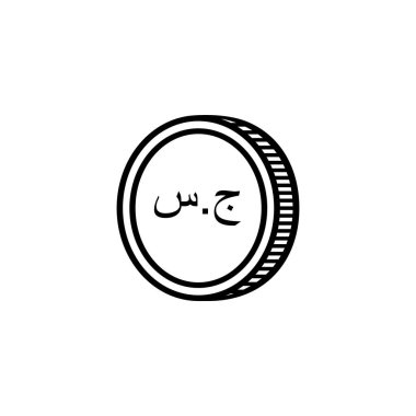 Sudan Para Birimi Sembolü, Sudan Pound Icon, SDG işareti. Vektör İllüstrasyonu