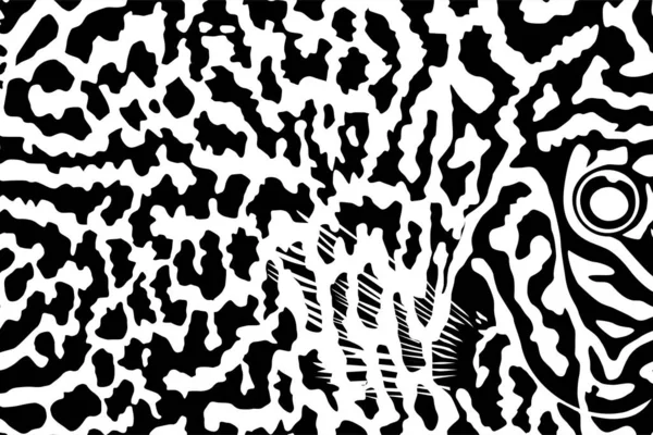 Symphysodon ya da Discus Fish Skin Motiflerinden esinlenilen Sanatsal Motifler Deseni, dekorasyon, süsleme, arkaplan, web sitesi, duvar kâğıdı, moda, iç kapak, hayvan baskısı veya grafik tasarım ögesi için