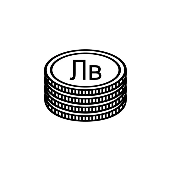 Kirgizistans Valutasymbol Kirgizistans Som Ikon Kgs Tecken Vektor Illustration — Stock vektor