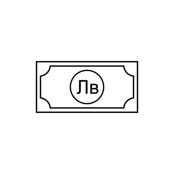 Symbole Monnaie Kirghize Icône Som Kirghize Signe Kgs Illustration Vectorielle — Image vectorielle