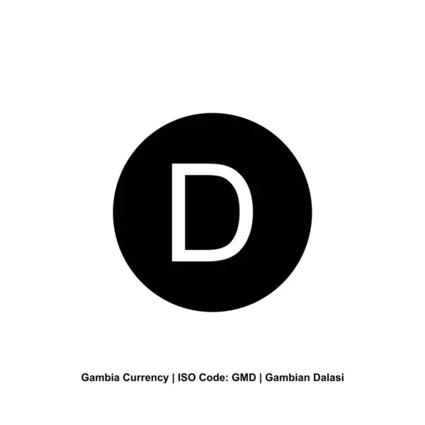 stock vector Gambia Currency Symbol, Gambian Dalasi Icon, GMD Sign. Vector Illustration