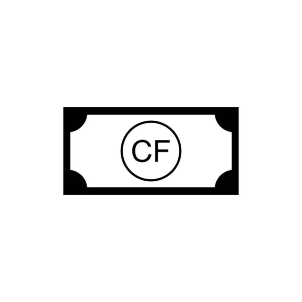 Symbole Monnaie Des Comores Icône Franc Comorien Signe Kmf Illustration — Image vectorielle