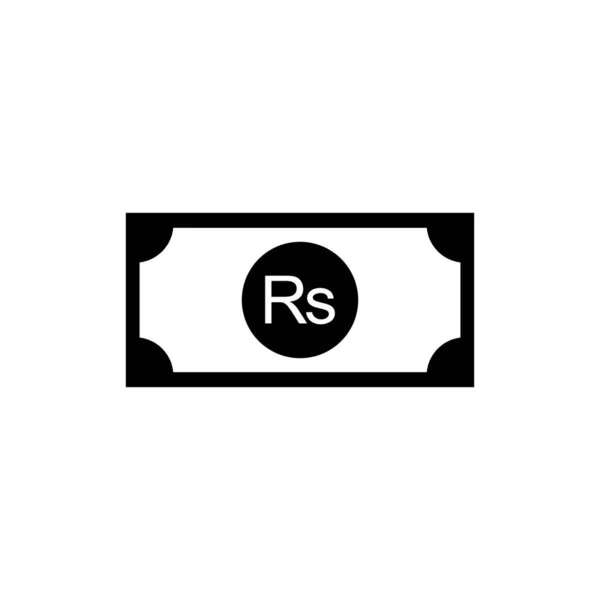 モーリシャス通貨シンボル モーリシャスルピーアイコン Murサイン ベクターイラスト — ストックベクタ