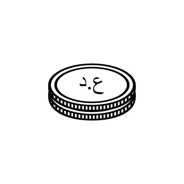 イラク通貨記号 イラク ディナール アイコン Iqdサイン ベクターイラスト — ストックベクタ