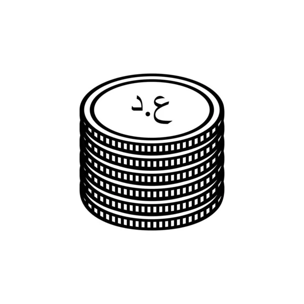 Iraq Currency Symbol Iraqi Dinar Icon Iqd Sign Vector Illustration — Stock Vector