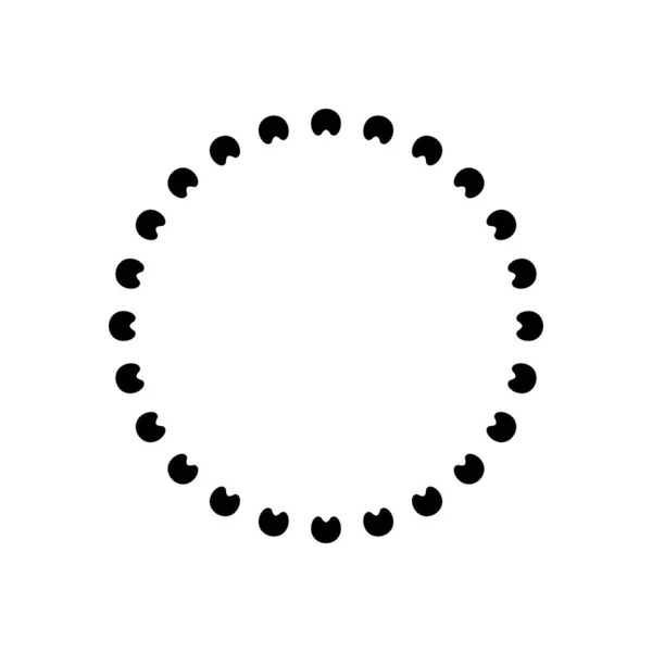 Ornamental Motive Pattern Circle Shaped Decoratie Voor Interieur Exterieur Tapijt — Stockvector