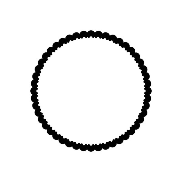 Διακοσμητικό Μοτίβο Σχήμα Κύκλου Διακόσμηση Για Εσωτερικό Εξωτερικό Χαλί Ύφασμα — Διανυσματικό Αρχείο