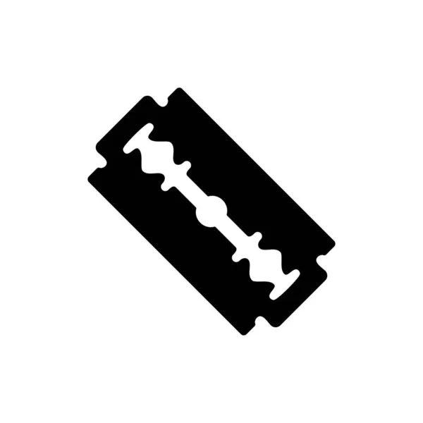 Razor Blade Silhouette Icon Symbol Art Illustration Logo Type Website — стоковий вектор