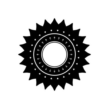 Süslü Motivasyon Şablonu, Sanatsal Çember Biçimli, Modern Çağdaş Mandala Dekorasyon, Arkaplan, Dekorasyon veya Grafik Tasarım Elemanı. Vektör İllüstrasyonu