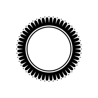 Süslü Motivasyon Şablonu, Sanatsal Çember Biçimli, Modern Çağdaş Mandala Dekorasyon, Arkaplan, Dekorasyon veya Grafik Tasarım Elemanı. Vektör İllüstrasyonu