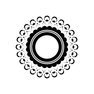 Süslü Motivasyon Şablonu, Sanatsal Çember Biçimli, Modern Çağdaş Mandala Dekorasyon, Arkaplan, Dekorasyon veya Grafik Tasarım Elemanı. Vektör İllüstrasyonu