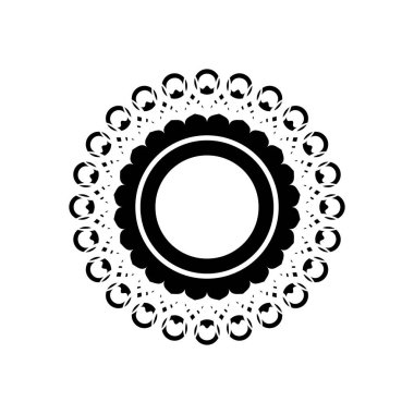 Süslü Motivasyon Şablonu, Sanatsal Çember Biçimli, Modern Çağdaş Mandala Dekorasyon, Arkaplan, Dekorasyon veya Grafik Tasarım Elemanı. Vektör İllüstrasyonu