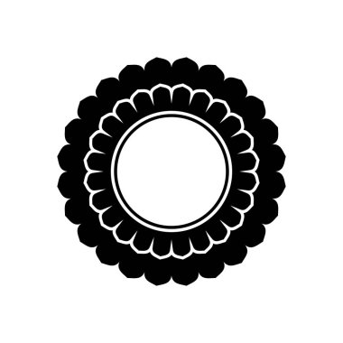 Süslü Motivasyon Şablonu, Sanatsal Çember Biçimli, Modern Çağdaş Mandala Dekorasyon, Arkaplan, Dekorasyon veya Grafik Tasarım Elemanı. Vektör İllüstrasyonu