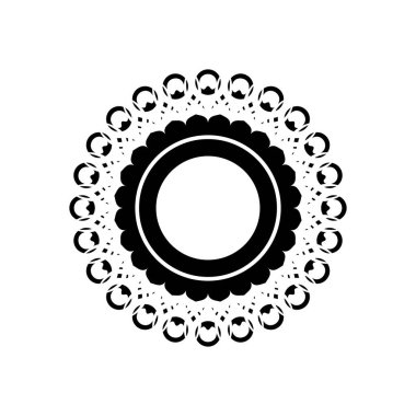 Süslü Motivasyon Şablonu, Sanatsal Çember Biçimli, Modern Çağdaş Mandala Dekorasyon, Arkaplan, Dekorasyon veya Grafik Tasarım Elemanı. Vektör İllüstrasyonu