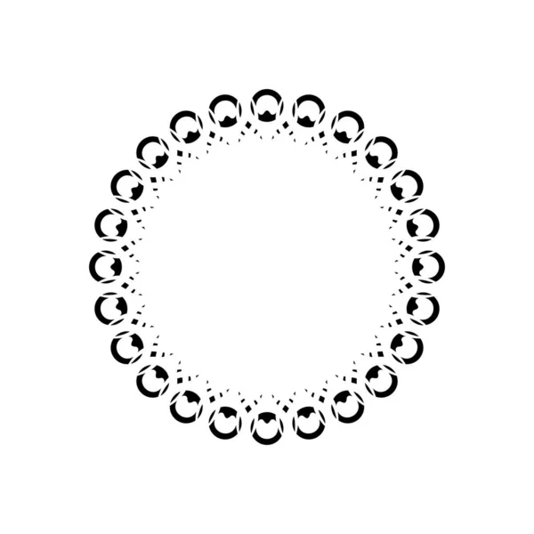 Ornamental Motive Pattern Artistieke Circle Shaped Moderne Hedendaagse Mandala Voor — Stockvector